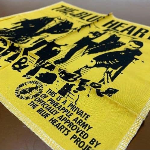 ★激レア★THE BLUE HEARTS バンダナ 38年前 1988年 当時物