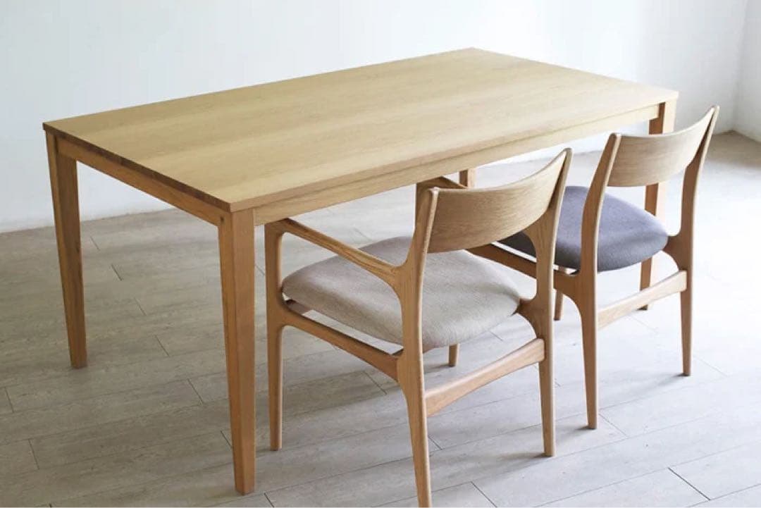 AMOCC ダイニングテーブル ホワイトオーク無垢