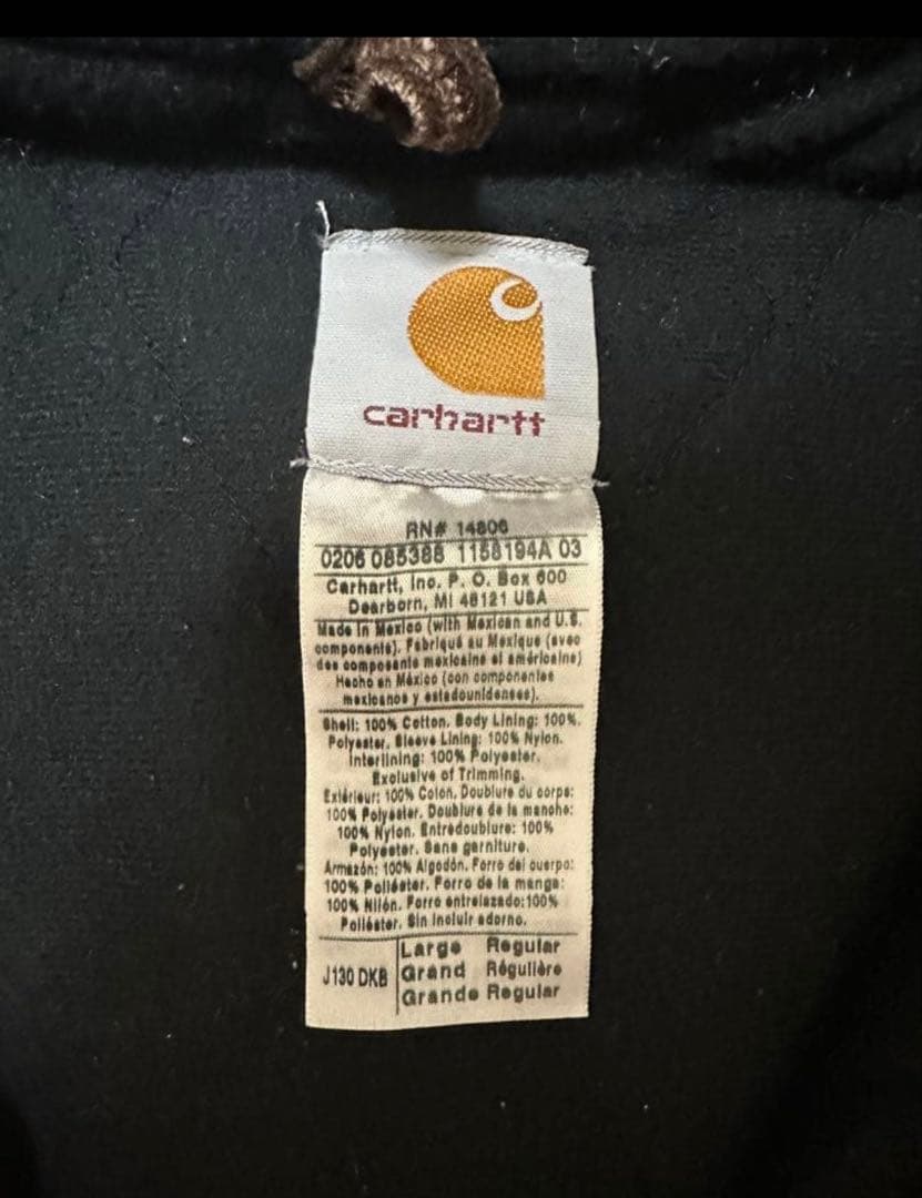 人気希少色　カーハート　アクティブジャケット　L デトロイト