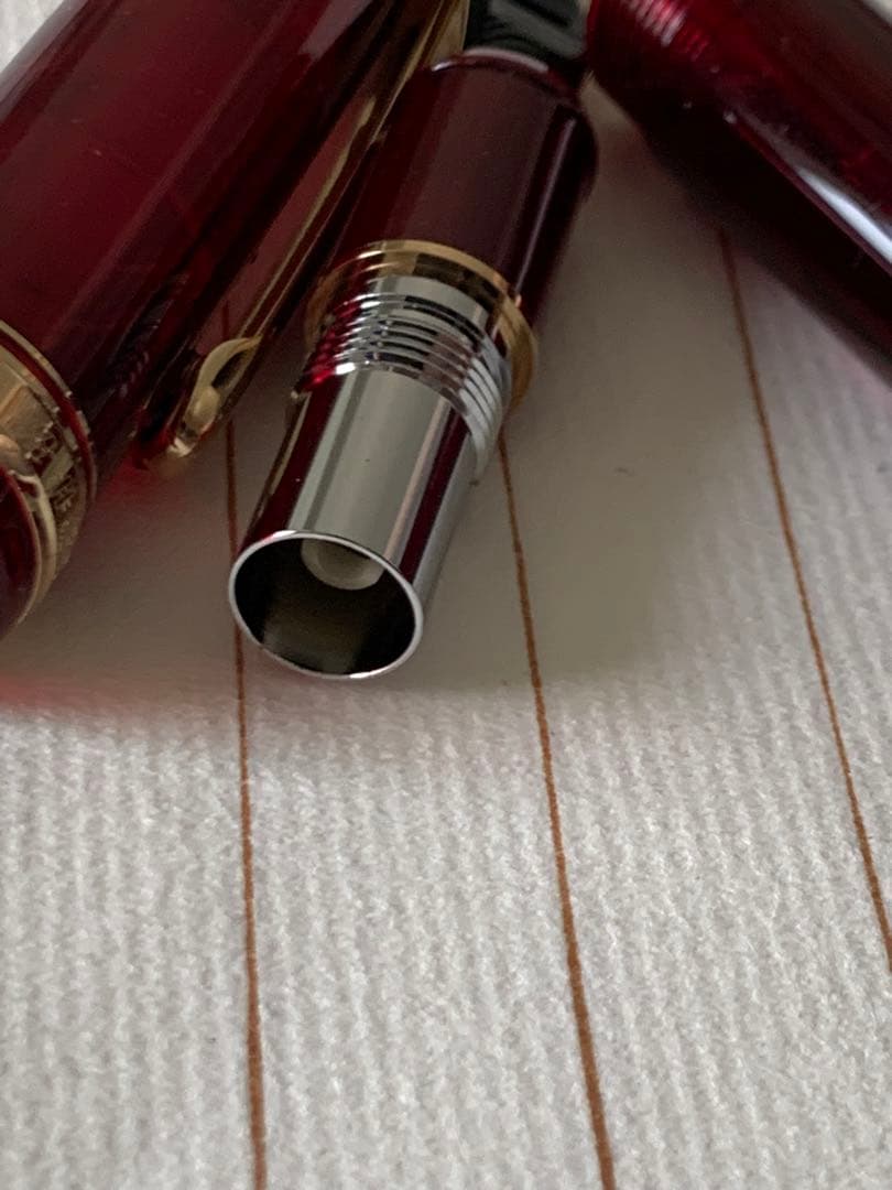 プラチナ 3776 ボルドー 万年筆 14K