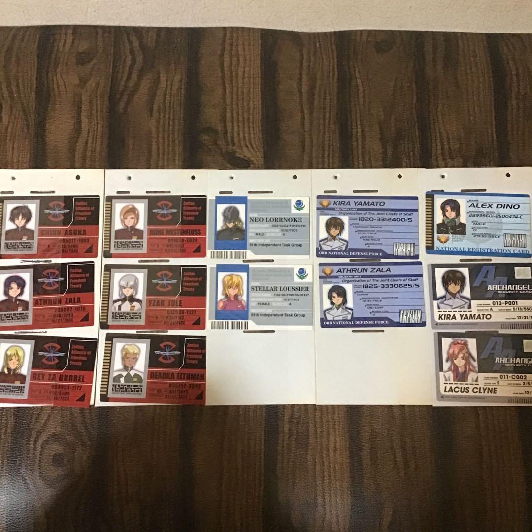 機動戦士ガンダム　SEED DESTINY IDカード