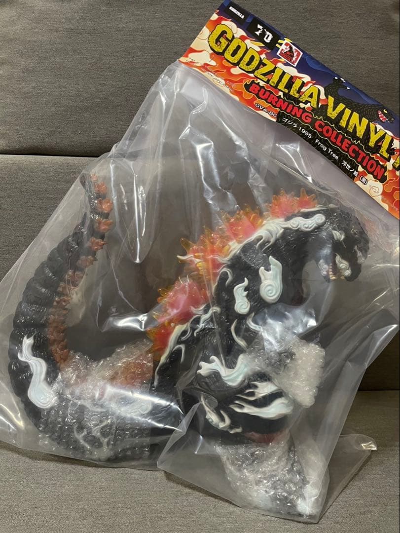 frogtree ゴジラ 1995 浮世ノ絵（黒）バーニングゴジラ