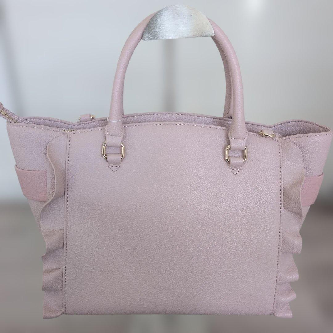 新品　タグ付き　ブロッサムリボンフラッター　ハンドバッグ　サマンサベガ ピンク