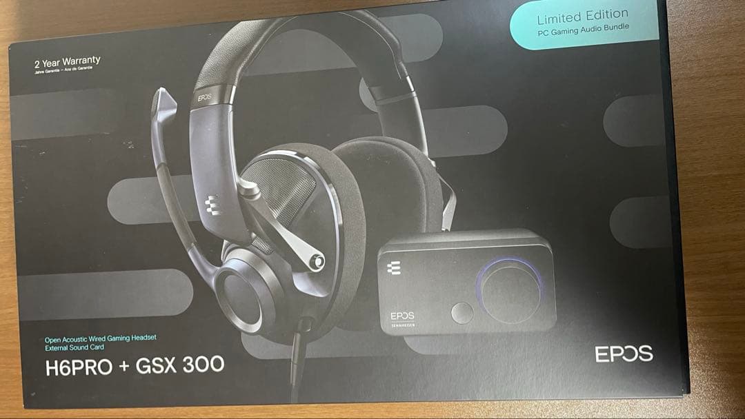 美品 箱付 EPOS H6PRO GSX300 ゲーミング ヘッドフォン アンプ