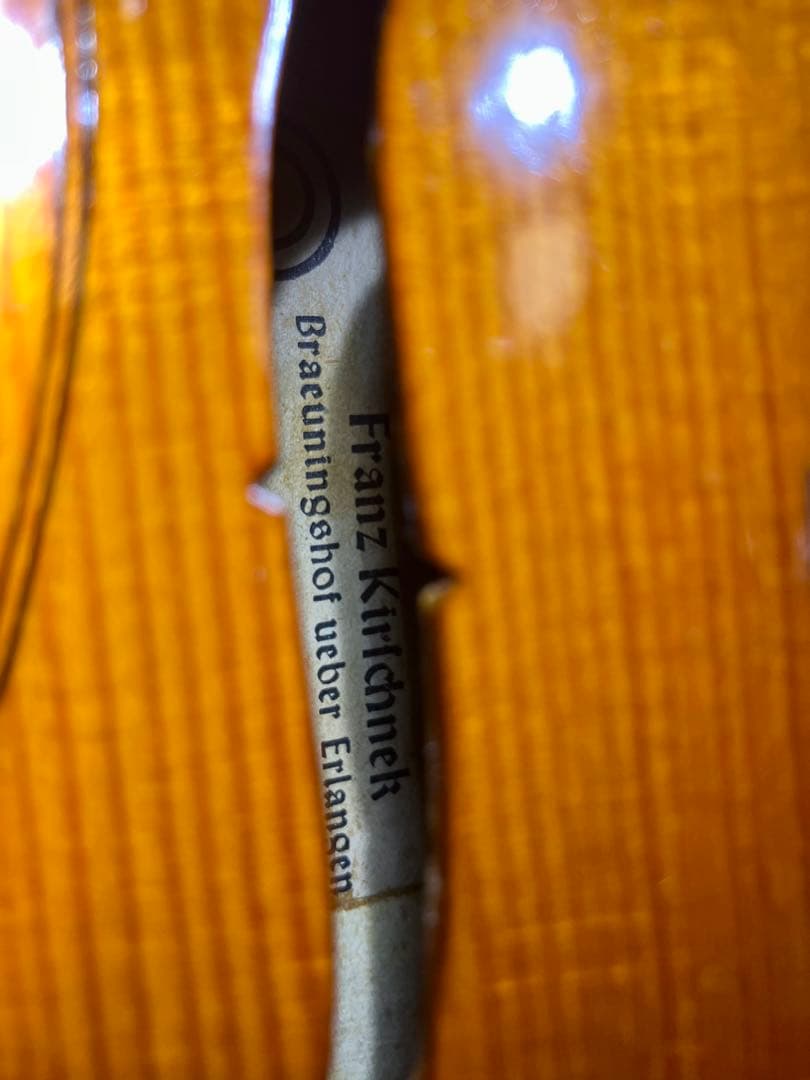 Franz Kirschnek 旧西ドイツ製 4/4 1980年　 バイオリン