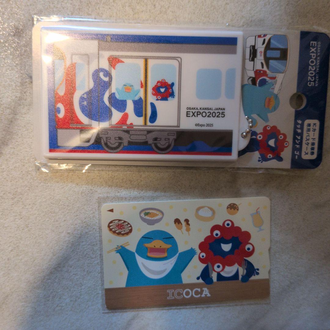最終値下げ！万博限定　 ICOCA　パスケース イコちゃん　ミャクミャク