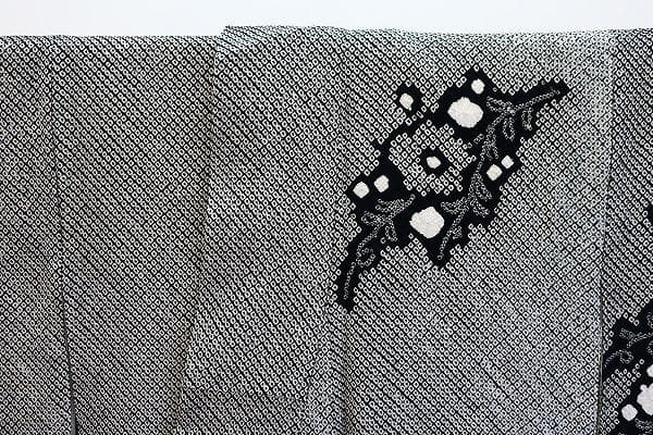 ★専用★美品 訪問着 黒 総絞り 熨斗 枝花 身丈161cm 裄丈68cm