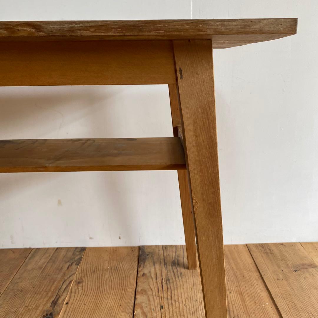 アンティーク テーブル 机 オーク材 ナラ 無垢材 y43