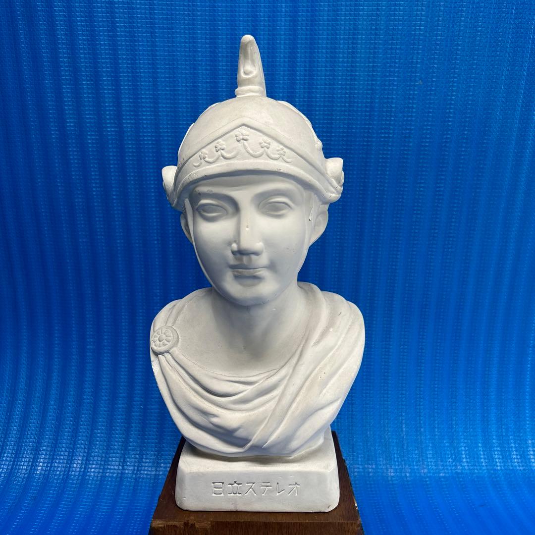 稀少昭和レトロ・販促品 日立ステレオ 騎士像 / SONY マイクロテレビ 台座