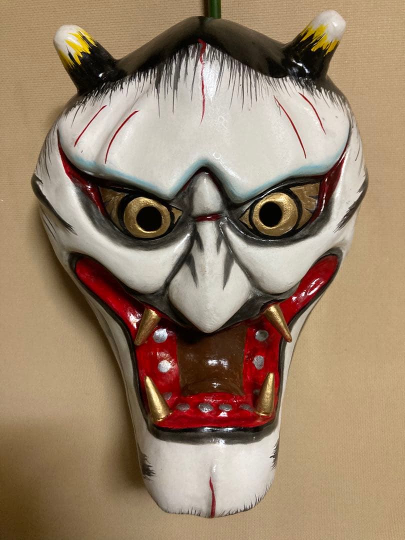 神楽面　般若　咥え面　No.45