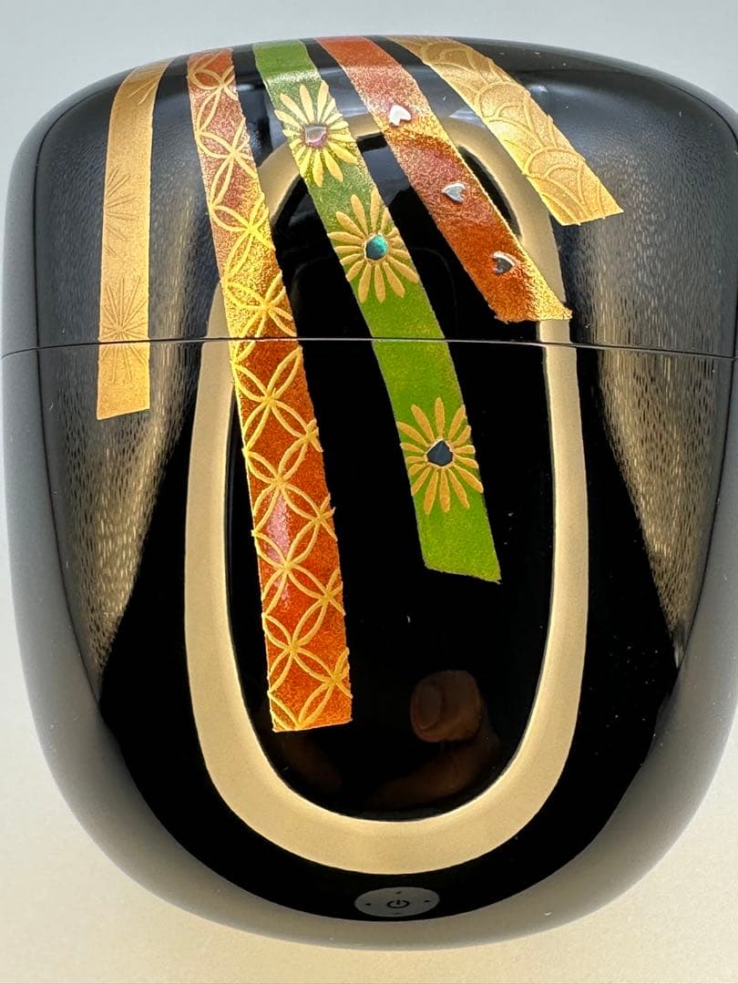 茶道具　棗　大多尾重則　熨斗蒔絵