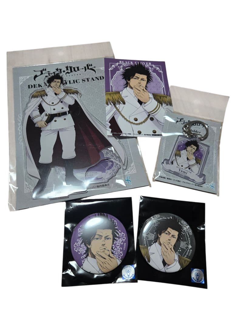 ブラッククローバー　ジャンフェス　缶バッジ　デカアクスタ　アクキー　特典　5点