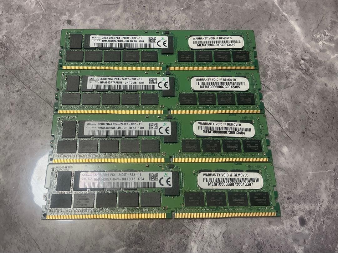 SK hynix 128GB DDR4-2400 ECC メモリ RDIMM