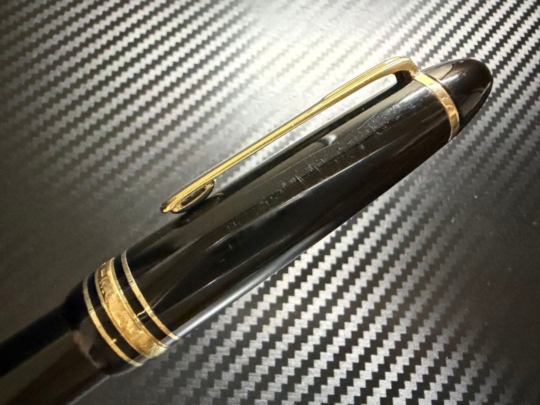 美品 モンブラン マイスターシュテュック 146 14K 全金 F 細字 万年筆