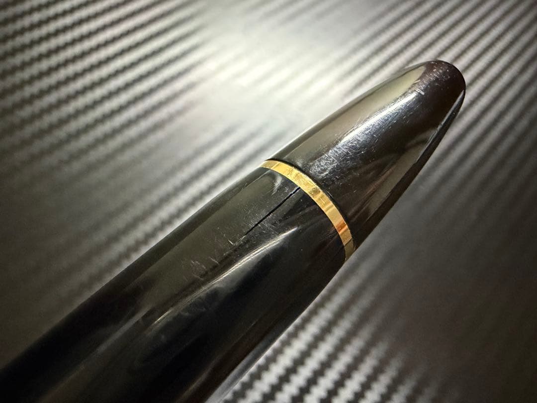 美品 モンブラン マイスターシュテュック 146 14K 全金 F 細字 万年筆