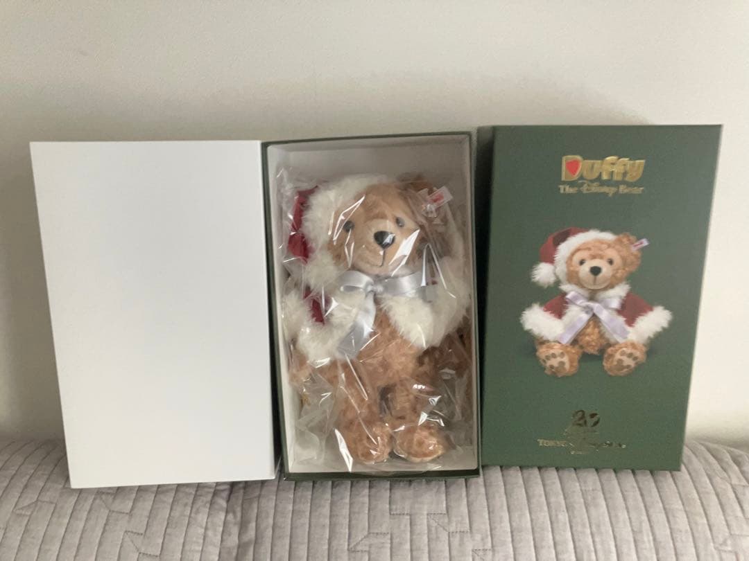 ダッフィー　シュタイフ　クリスマス　サンタ　ディズニーシー20 周年