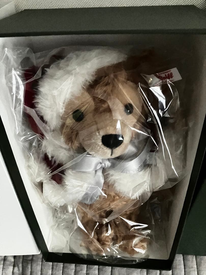 ダッフィー　シュタイフ　クリスマス　サンタ　ディズニーシー20 周年