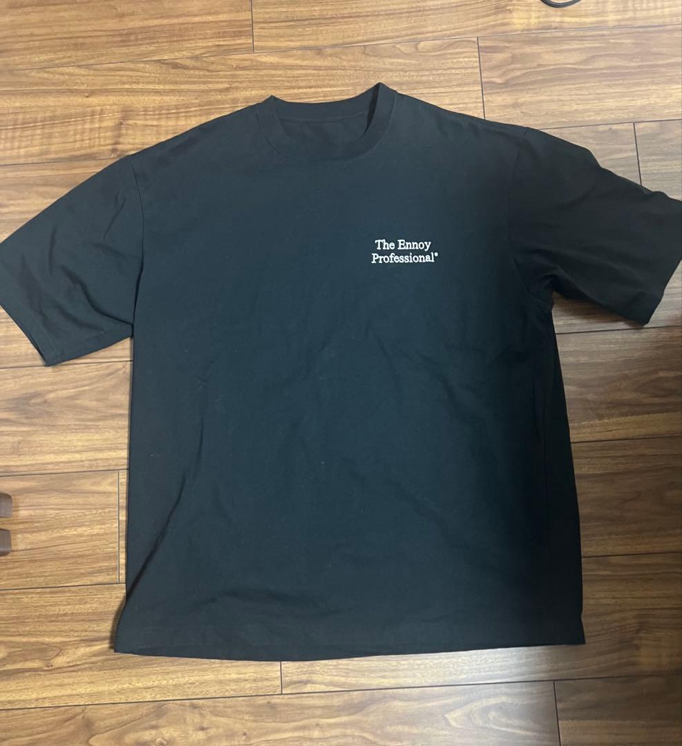 エンノイ Tシャツ XL スタイリスト私物　everyone 白刺繍　黒