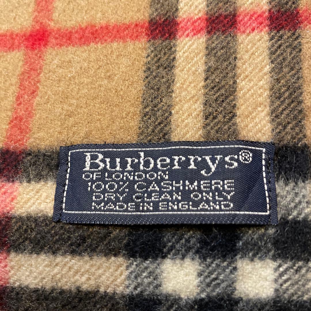 Burberry カシミア　100% ノバチェック　カマフラー　美品