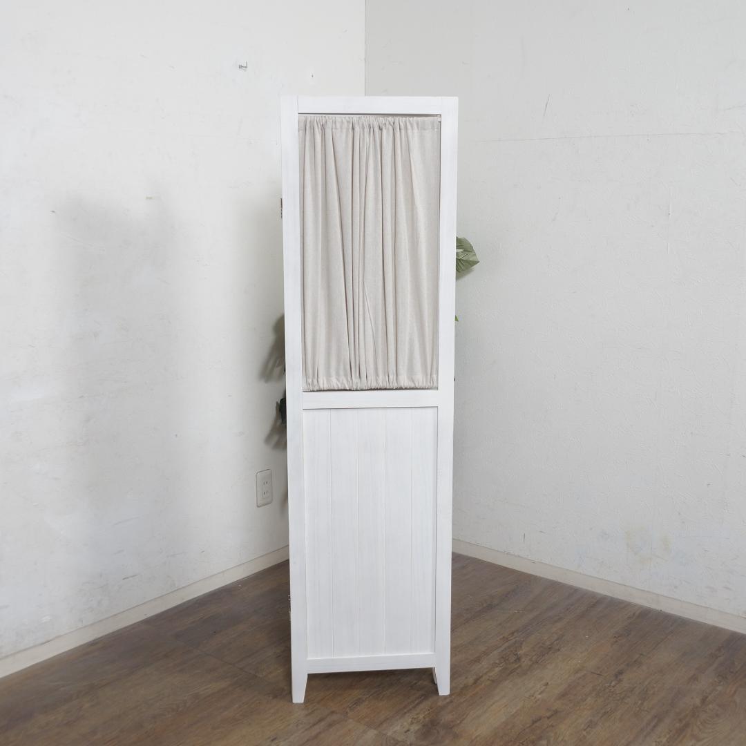 アウトレット　　シャビーウッドファニチャー 3連　パーティション