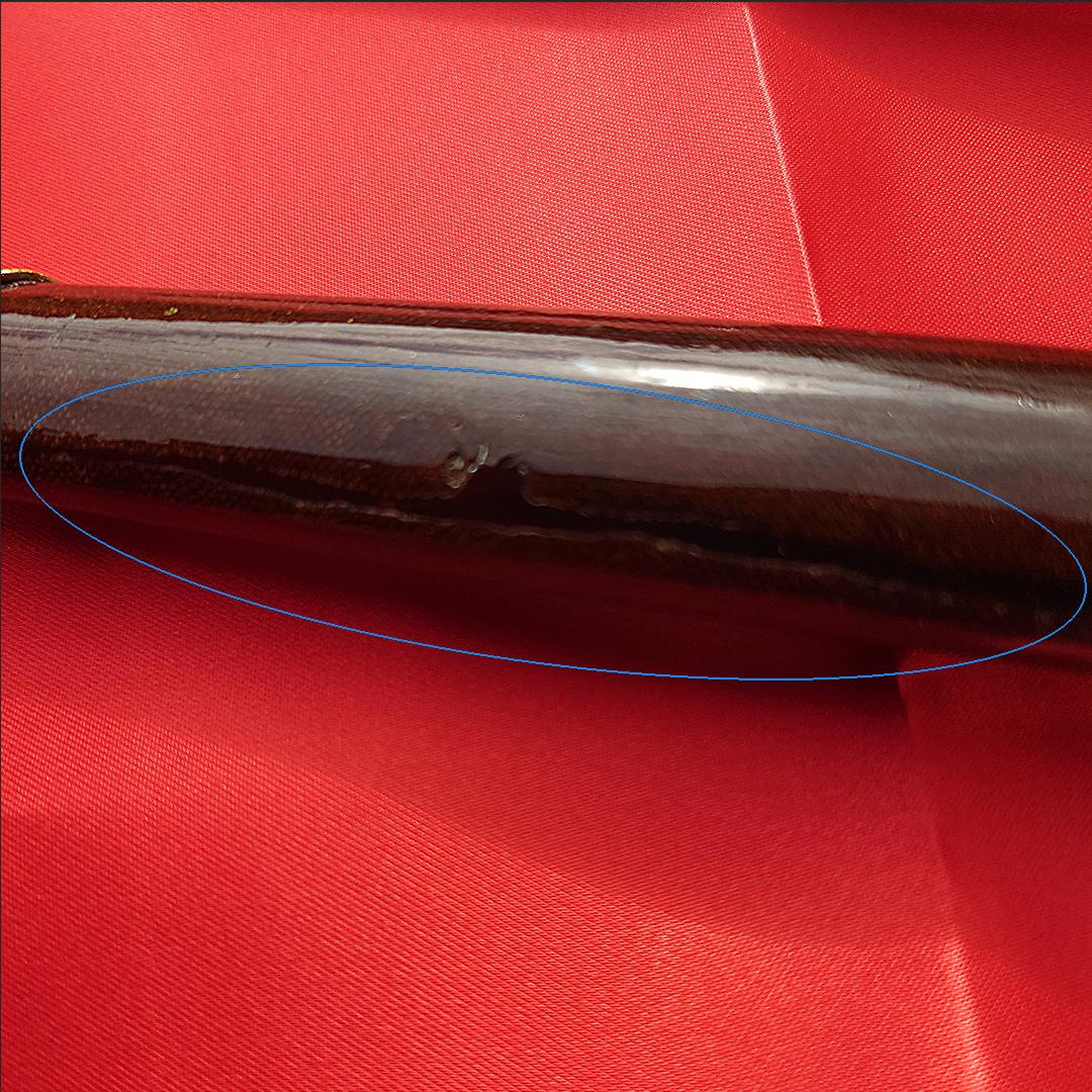 日本軍 海軍 短剣 赤鮫革研出鞘 当時物 リペア品 模造刀