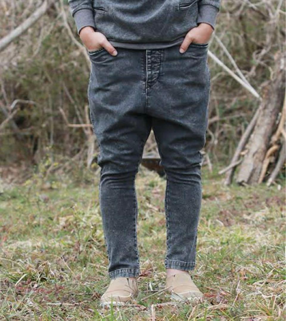 MoriNATAL DESIGN ダークグレー サルエルパンツ　L