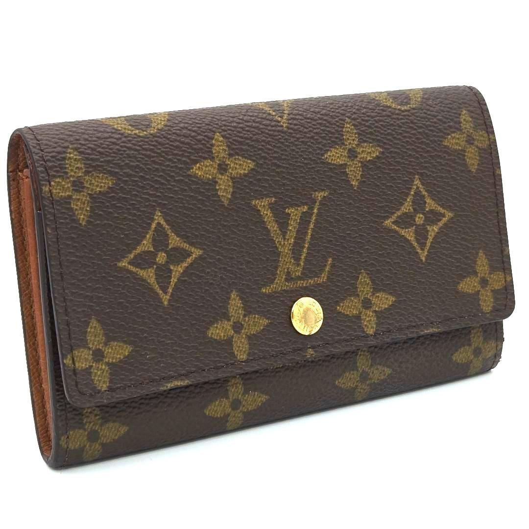 ルイヴィトン ポルトモネジップ モノグラム 二つ折り 財布 小銭入れ カード入れ