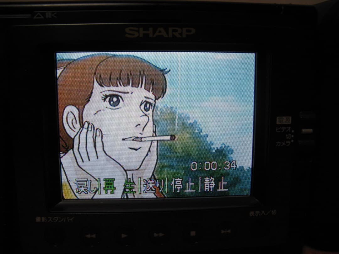 動作OK❗️☆シャープの液晶8ミリビデオカメラ・VL-EL10A