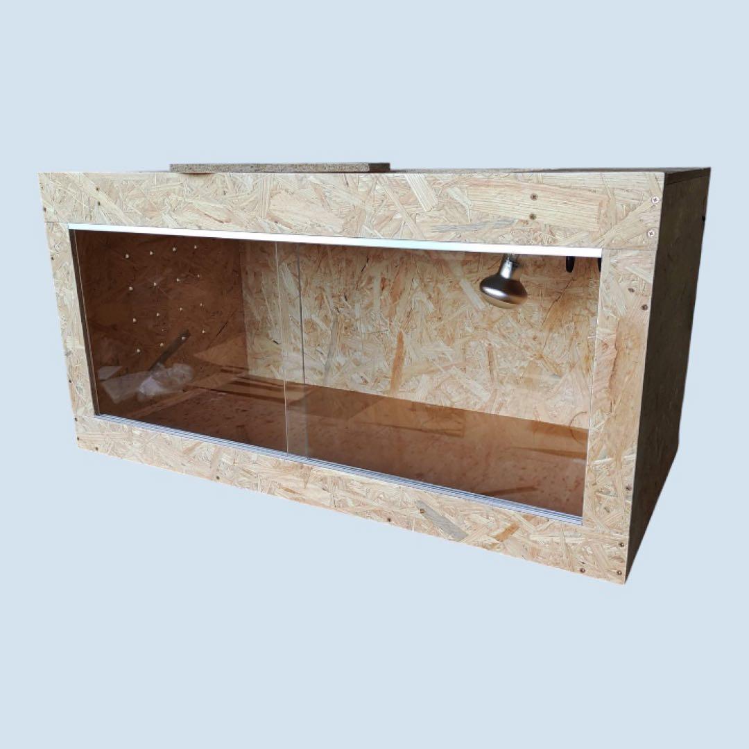 爬虫類ケージ 80×40×40㎝ ストッパー付属　全コ