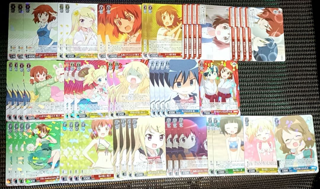 ヴァイスシュヴァルツ　きんいろモザイク　8電源 デッキ