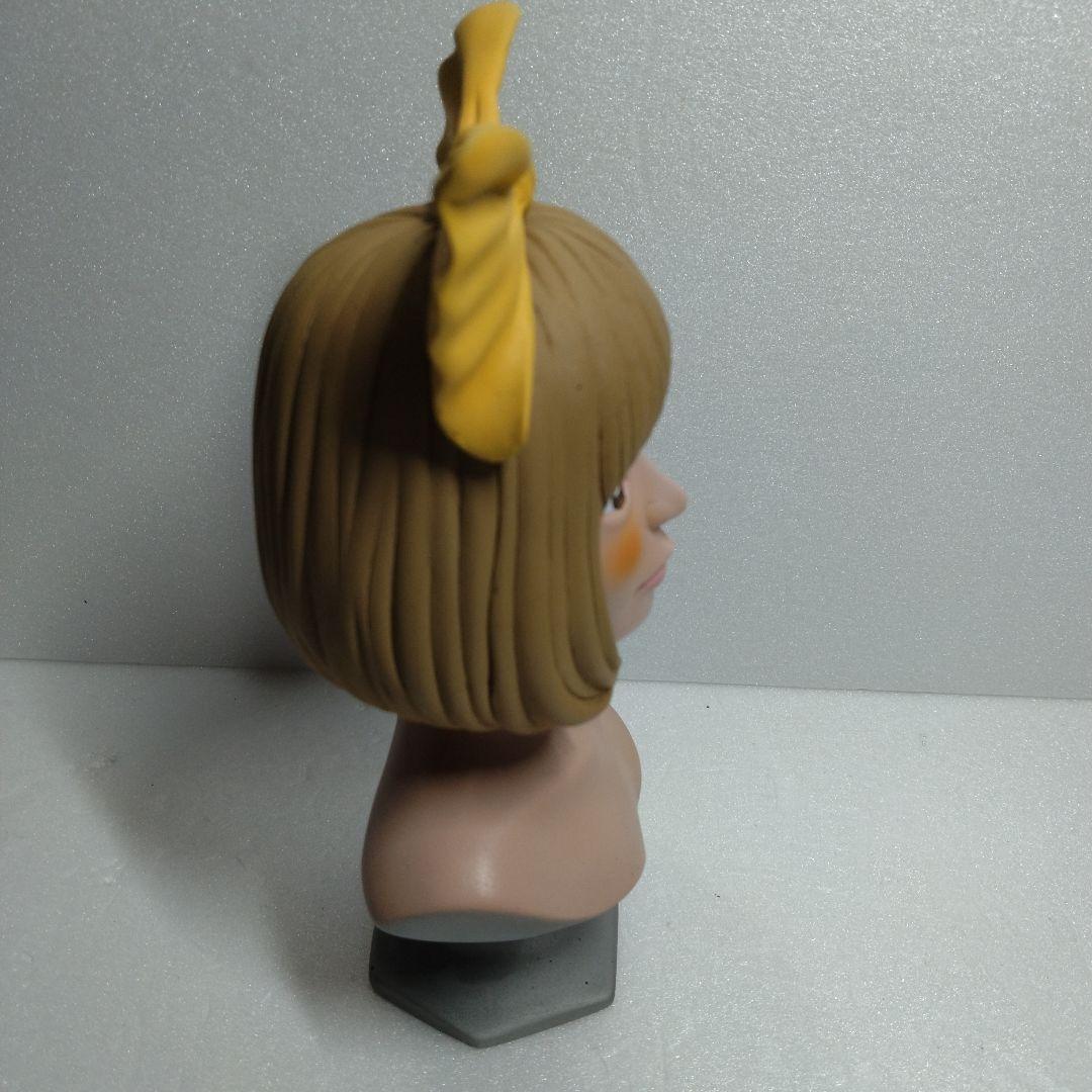 リボンを付けた女の子の胸像　ガレージキット？