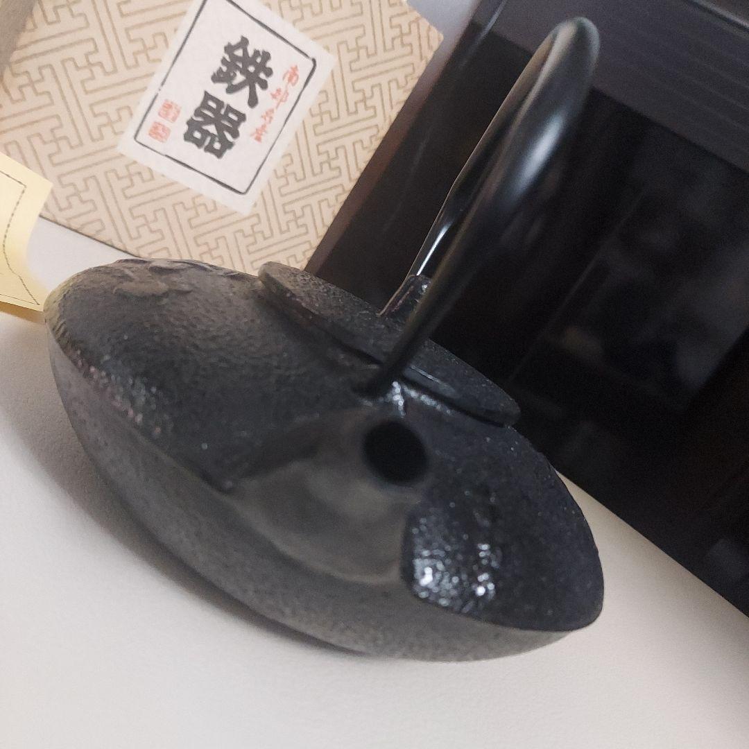 【新品未使用】南部鉄器 鉄瓶 急須 アンティーク 骨董品