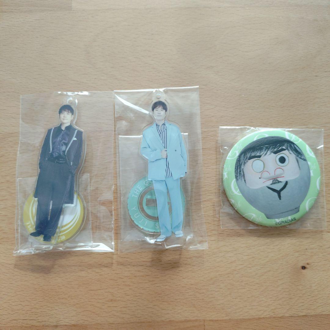 ゴスペラーズグッズ　酒井雄二　アクリルスタンド　缶バッチ