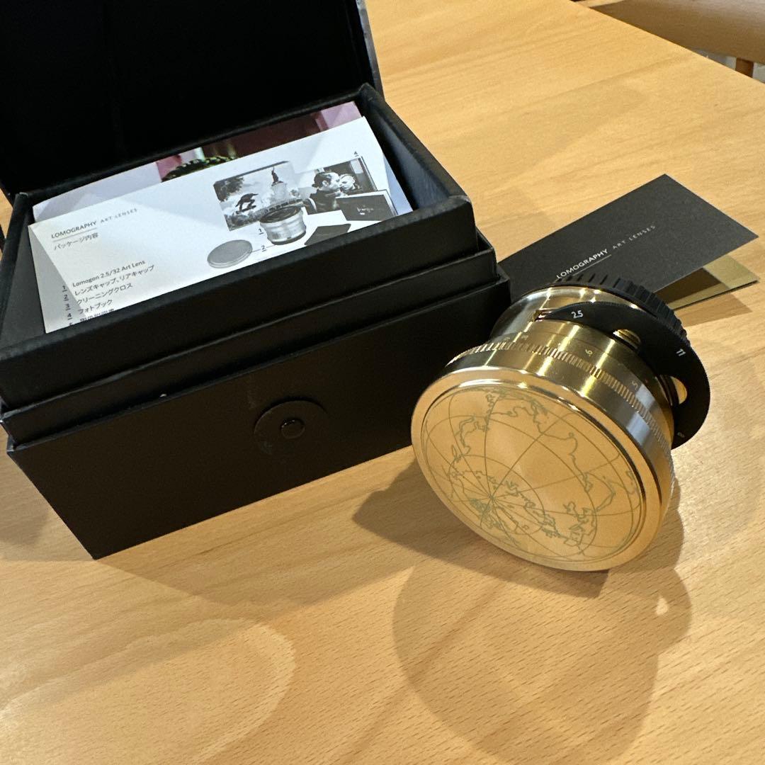 Lomogon 2.5/32 Art Lens(真鍮brass)