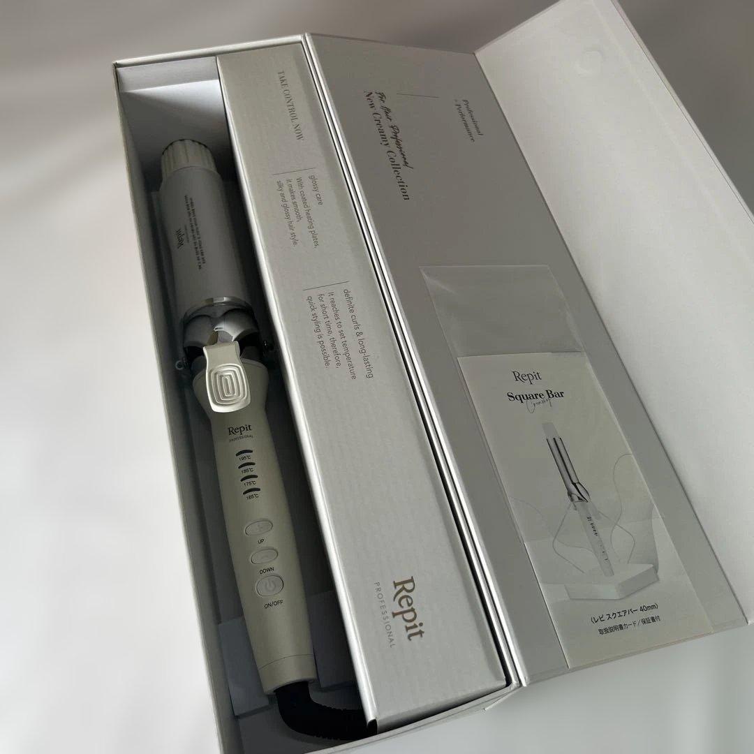 【sr/10.4/15】Repit M-40 カールアイロン シルバー
