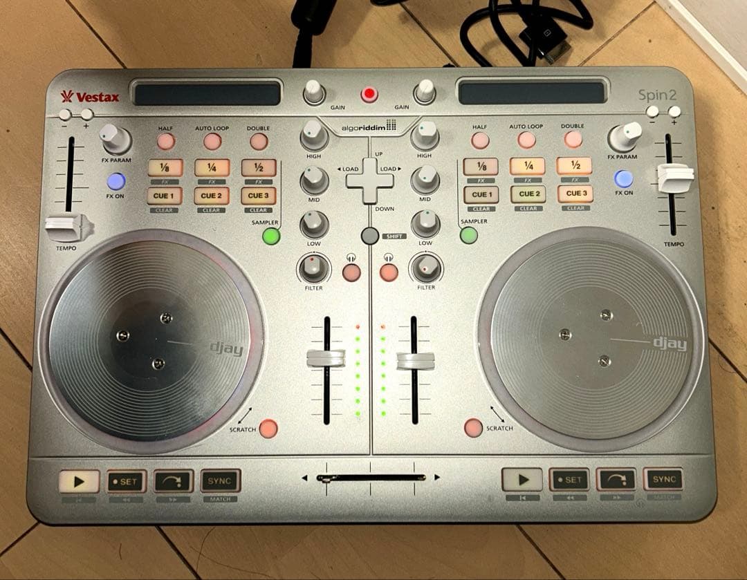 Vestax Spin2 シルバー　DJ機器