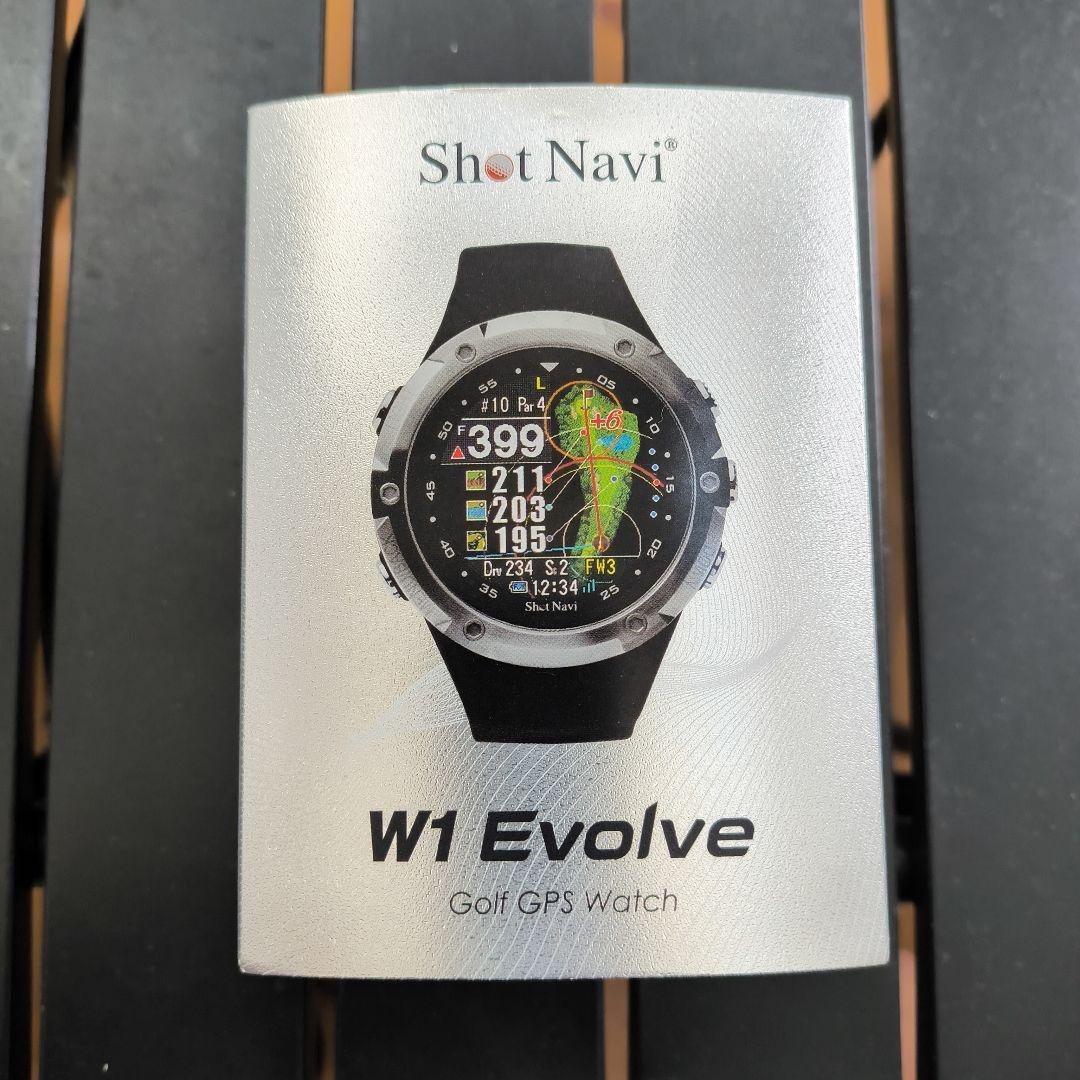 ShotNavi W1 Evolve GPSナビ付きゴルフウォッチ