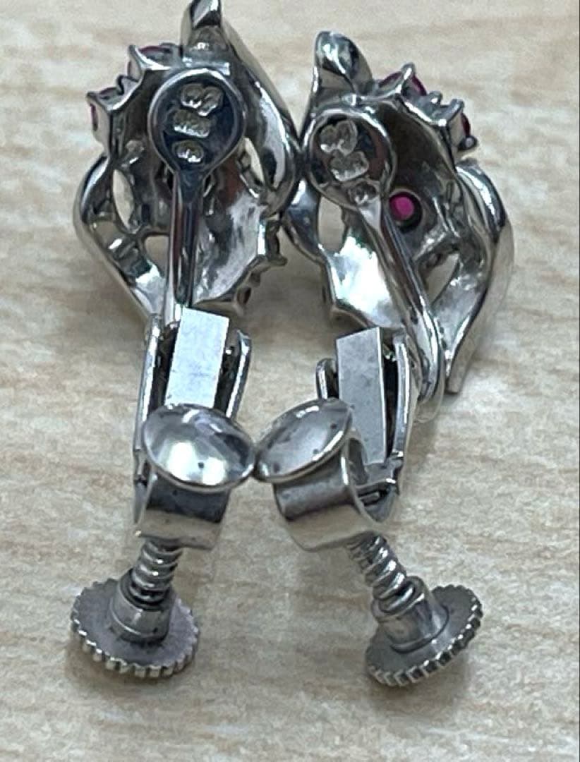 ⭐️SILVER シルバー ブローチ ペンダント イヤリング セット レディース