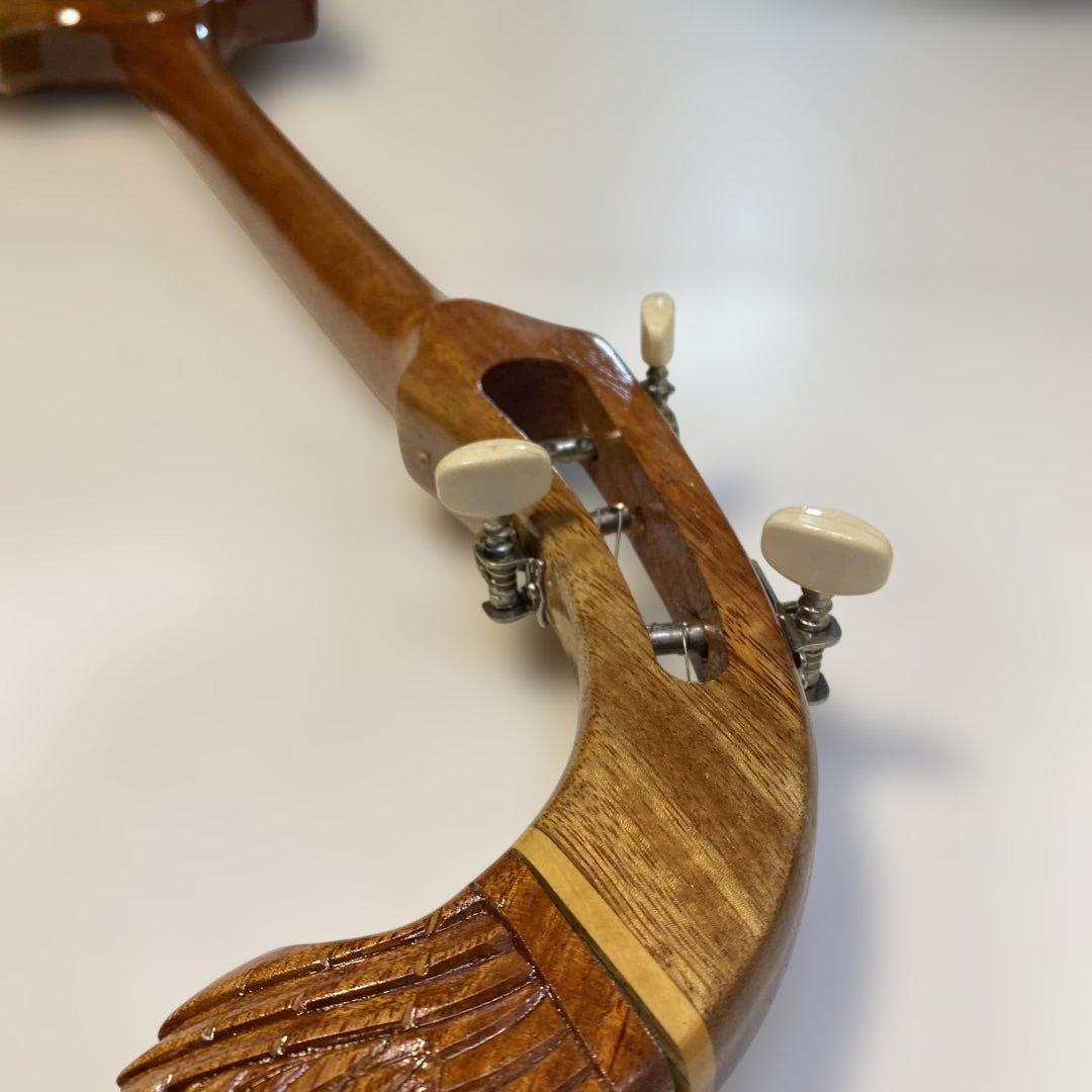 タイ 伝統楽器 エレクトリックピン 三弦 バンコク 民俗楽器 ピン ほぼ未使用