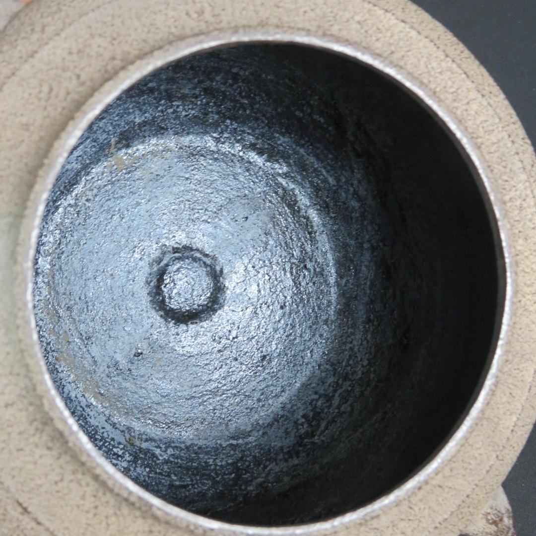 朝鮮風炉 唐銅 清光 在銘 茶道具 木箱 共箱 美品