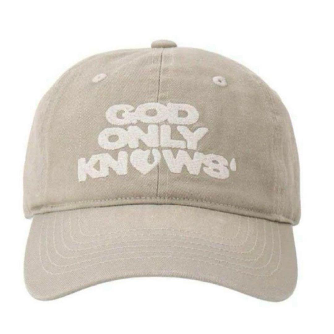 岩田剛典　GOD ONLY KNOWS キャップ　ベージュ