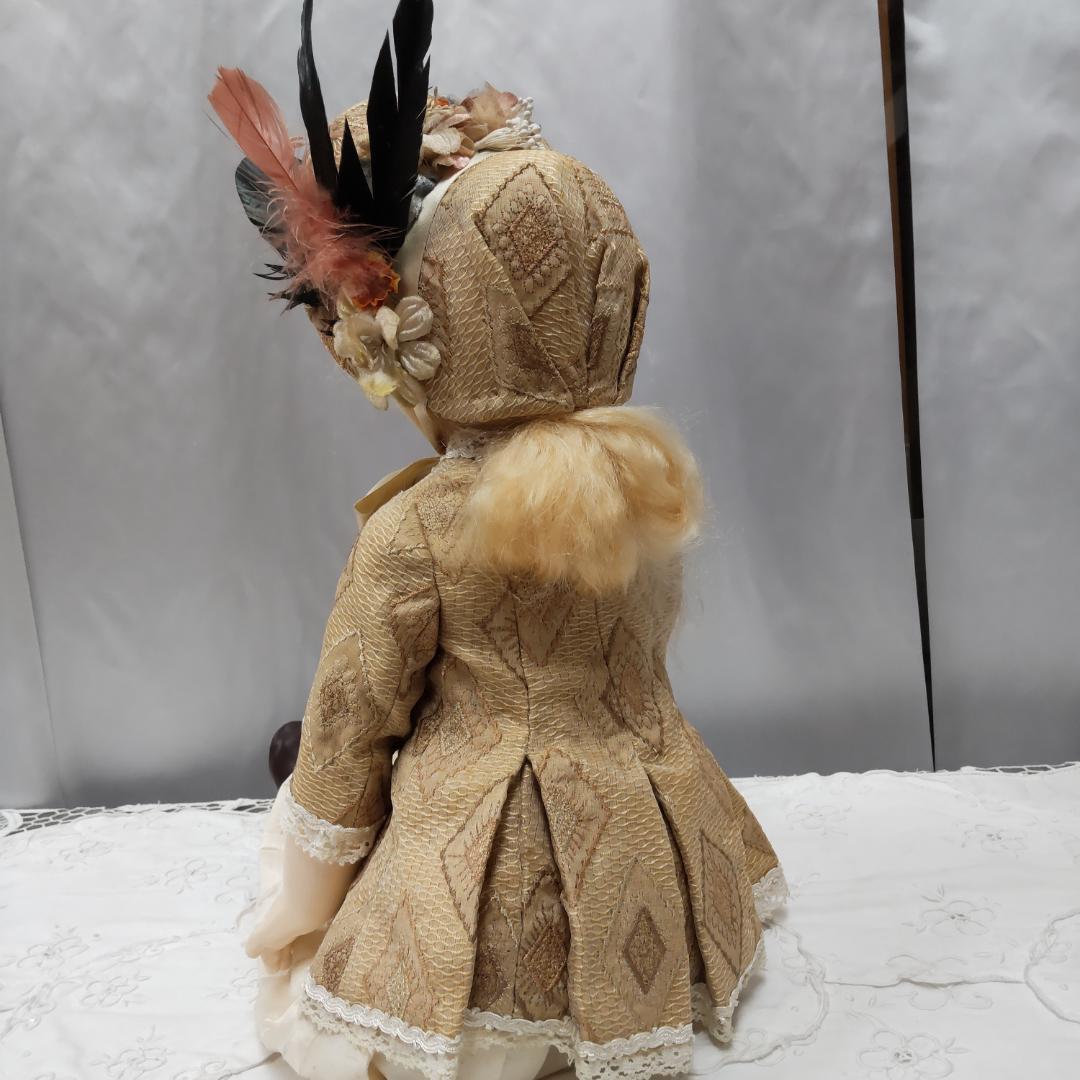 値下げ依頼不可　アンティークドールリプロ　作家　ビスクドール