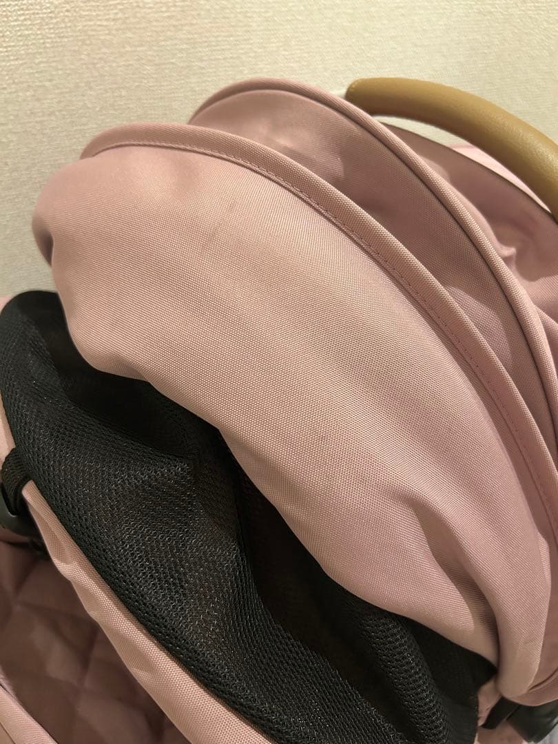 AIR BUGGY wizX チェリーピンク レインカバー、クッション付き