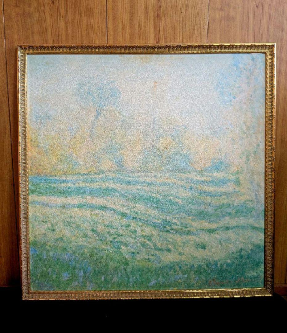 【75cm×75cm】モネ「ジヴェルニーの草原、秋の効果」複製画 monet