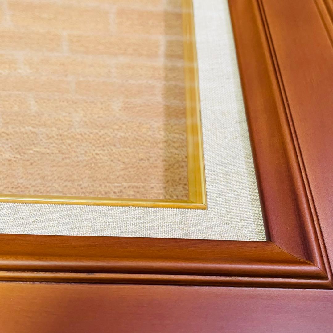 額縁【オーク色】中古美品 油彩額縁 F10サイズ キャンバス用