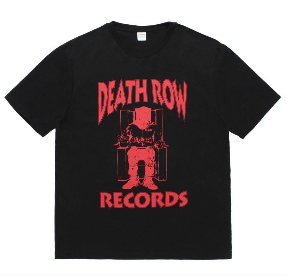 ワコマリア　DEATH ROW RECORDS Tシャツ ブラック　M