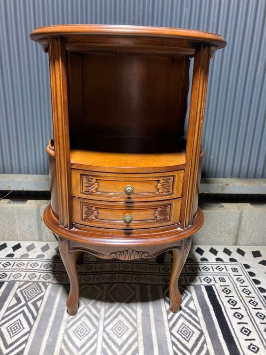 アンティークレトロ　電話、FAX台　中古品　美品