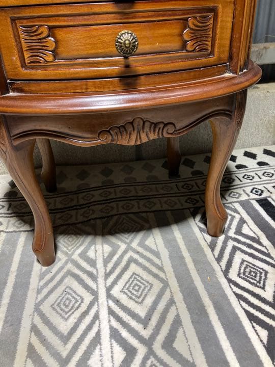 アンティークレトロ　電話、FAX台　中古品　美品