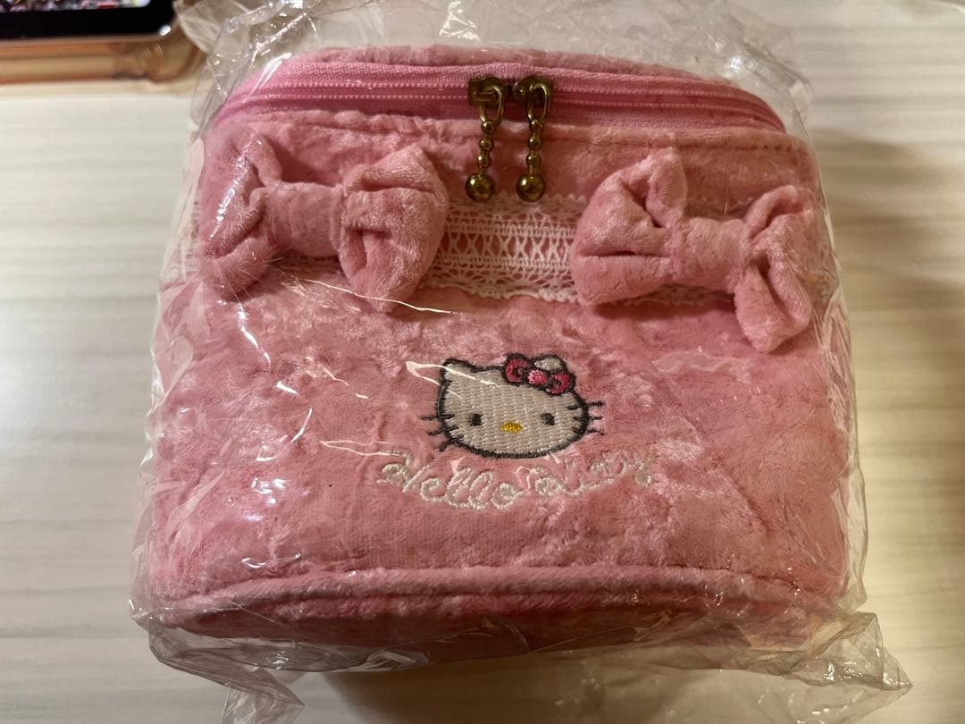サンリオ 平成レトロ ハローキティ 手さげバッグ バニティポーチ 1997年
