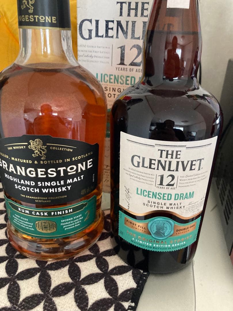 グレンリベット　ライセンスドラムとグレンジストン、2本セット